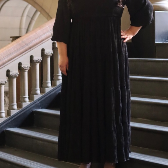 JUST ONE TWIRL DRESS BLACK - Picture 3 of 3